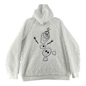 Disney‎ Frozen 2 Her Universe Olaf Sherpa Hoodie White Womens Size X-Large